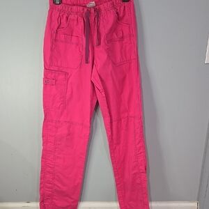 Bright Pink Scrub Pants